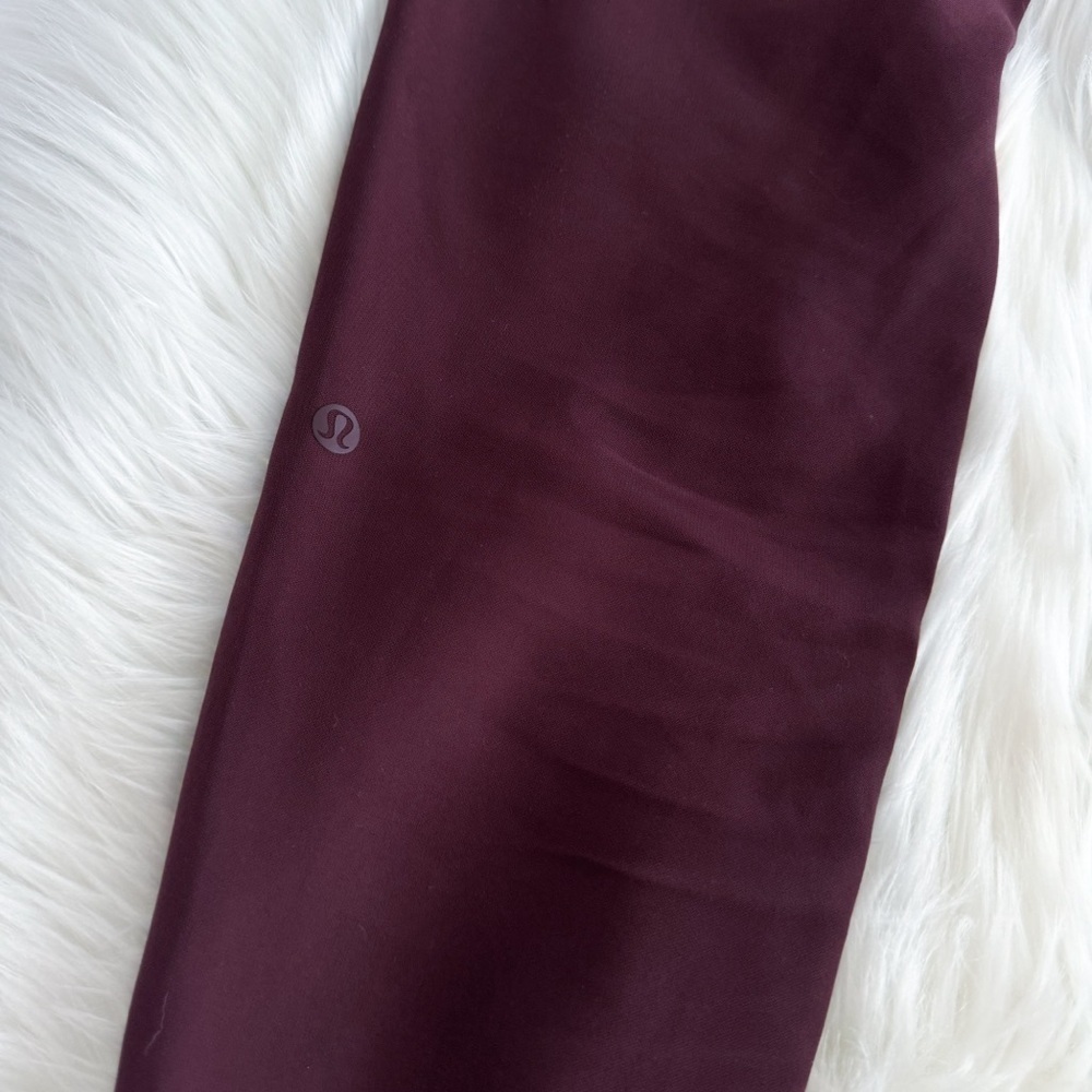Lululemon On the Fly Jogger Luxtreme Garnet Burgundy Drawstrings Pants - Picture 9 of 13